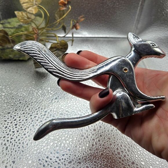 "5/$25" Aluminum Metal Squirrel Nutcracker - Picture 6 of 7